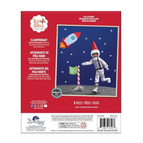 Blue Eyed Elf Box Set with Storybook and Astronaut Accessory Set Q761036