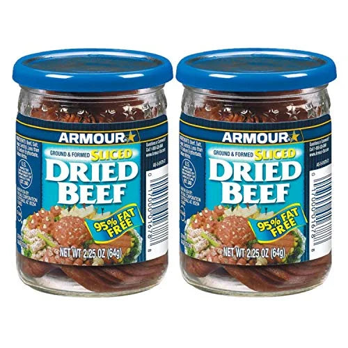 2.25 OZ Sliced Dried Beef, Jarred Meat S304894