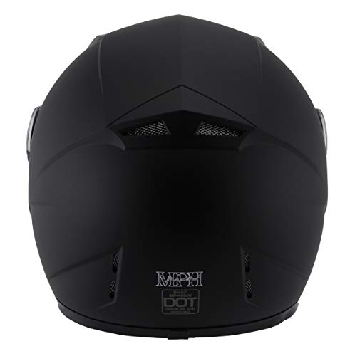 Matte Black Full Face Helmet Y12462