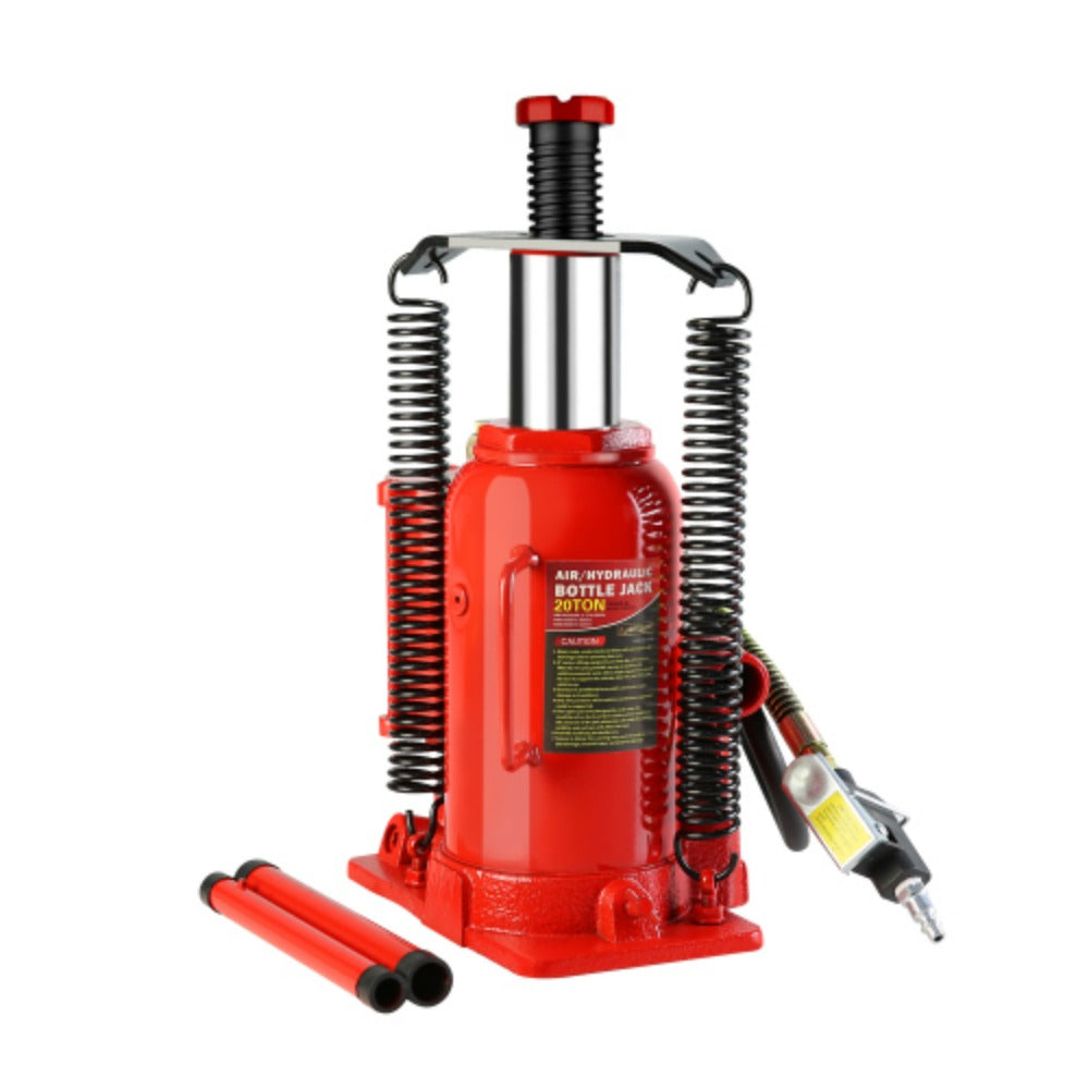 20 Ton Air Hydraulic Bottle Jack with Manual Hand Pump B7788