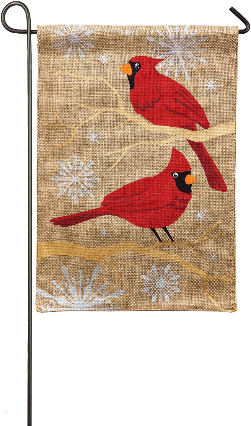 12.5 x 18 inches Burlap Garden Flag A39721