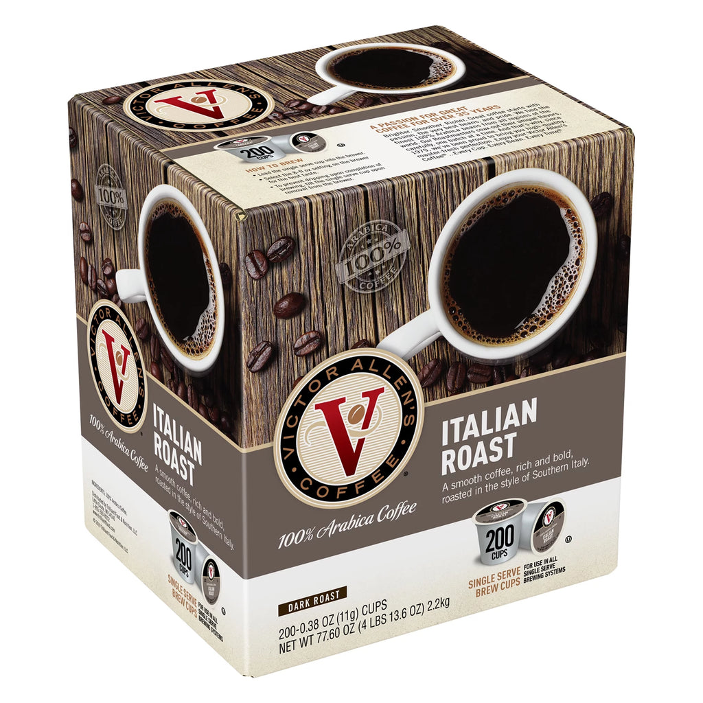 Italian Roast Dark Roast Coffee Pods, 200 count C6593