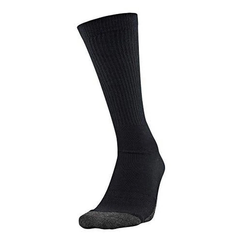 Black Men's Size 8-12 Sweat Wicking Socks O498228