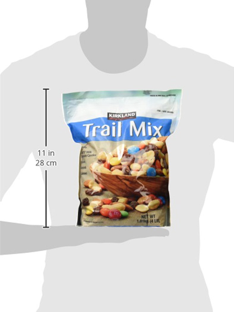 4 Pound Trail Mix with Peanuts, M and M Candies, Raisins, Almonds and Cashews F7237