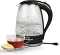 Stainless Steel Electric Water Kettle 1.7 Liter Black Q535846