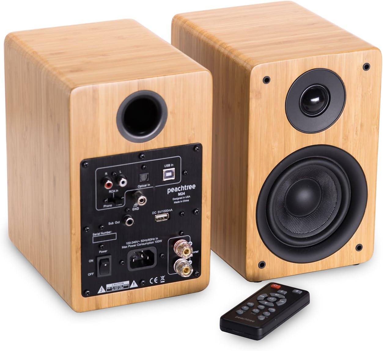 Powered Speakers (Pair) (Piano Black) U8125