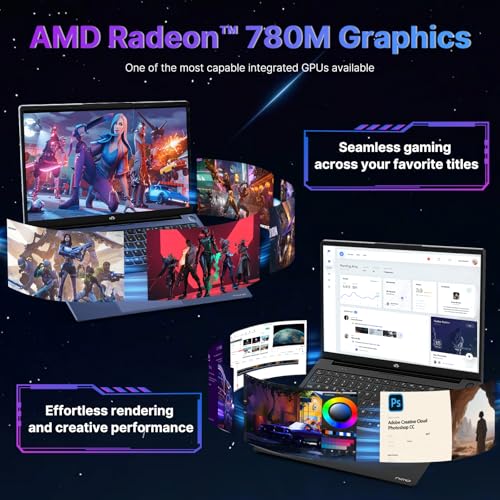 17.3 Gaming Laptop Ryzen 9 16GB RAM 1TB SSD Radeon 780M Backlit KB C3492