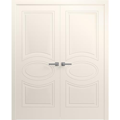 48 x 84 inches Solid French Double Doors P764