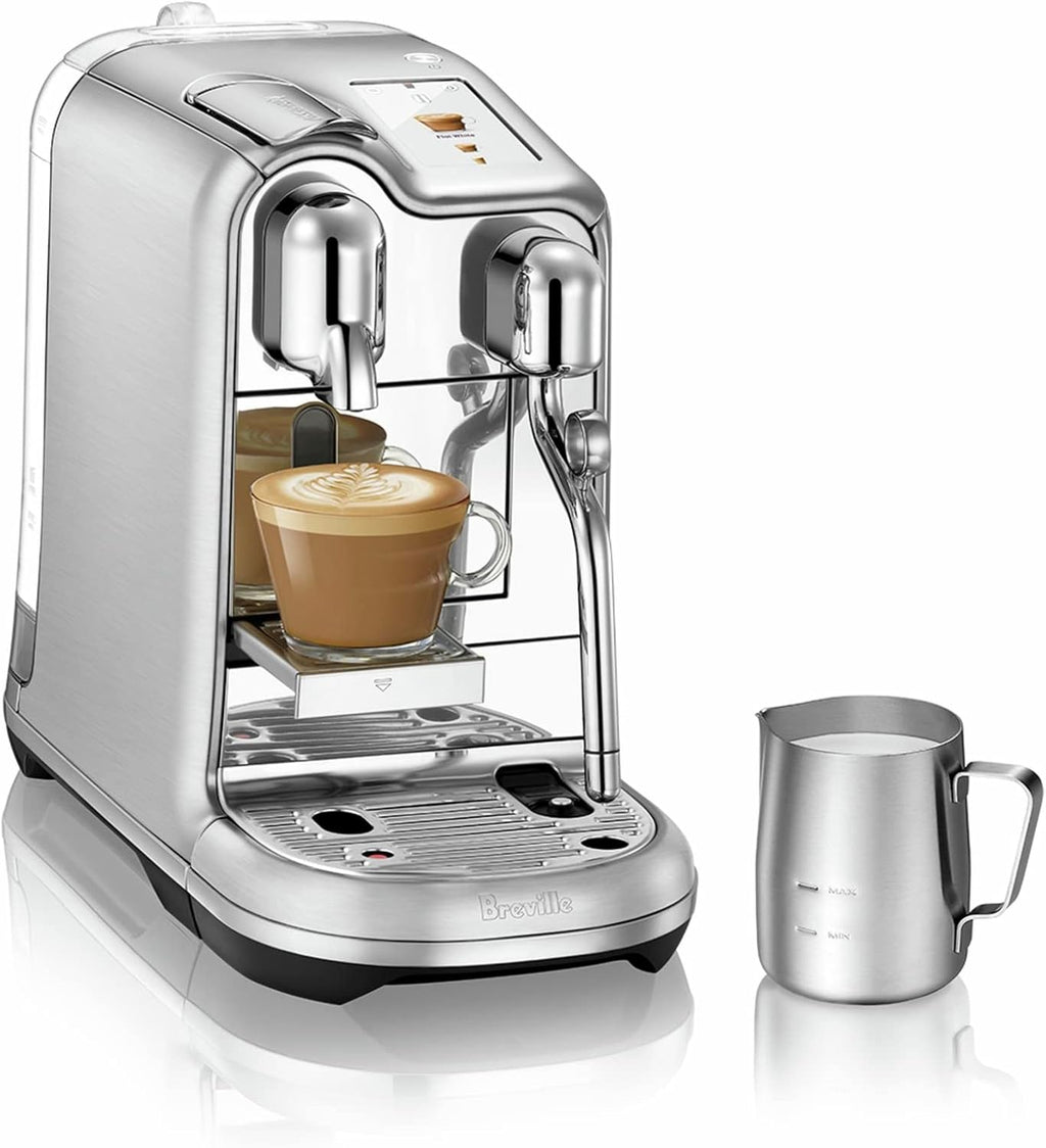 Brushed Stainless Steel Nespresso Machine T679