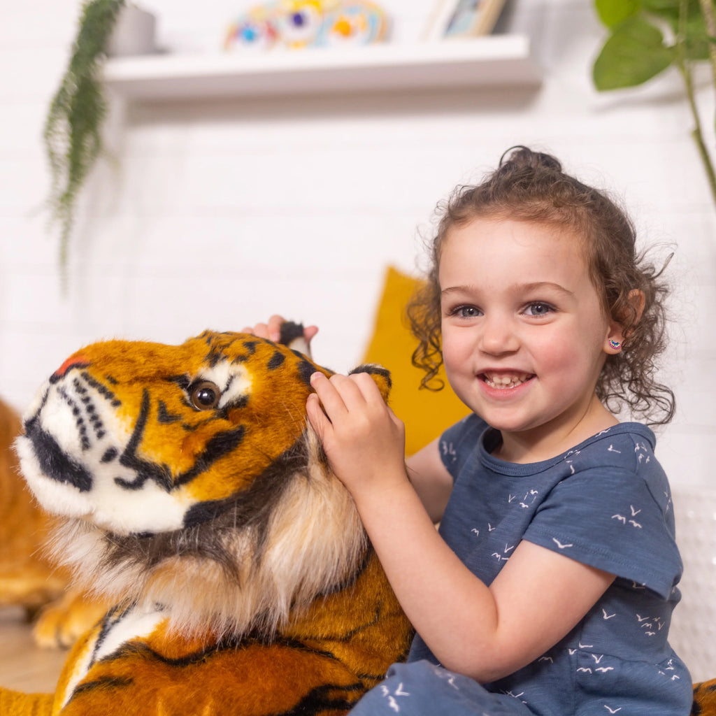 Giant Tiger Stuffed Animal Over 5 Feet Long R189