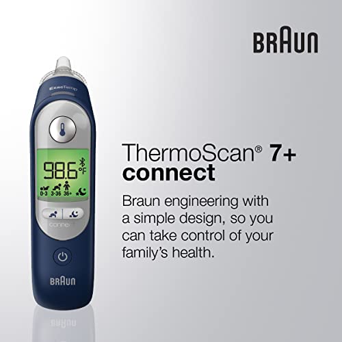 Ear Thermometer with Color-Coded Digital Display R816
