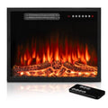 White Fireplace TV Stand with Electric Fireplace R65579