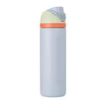 16 oz Stainless Steel Water Bottle with Straw D15218