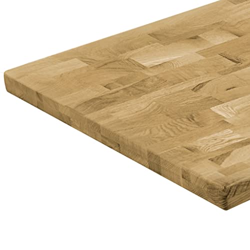 Solid Oak Wood Rectangular Table Top 55.1"x23.6" M29764