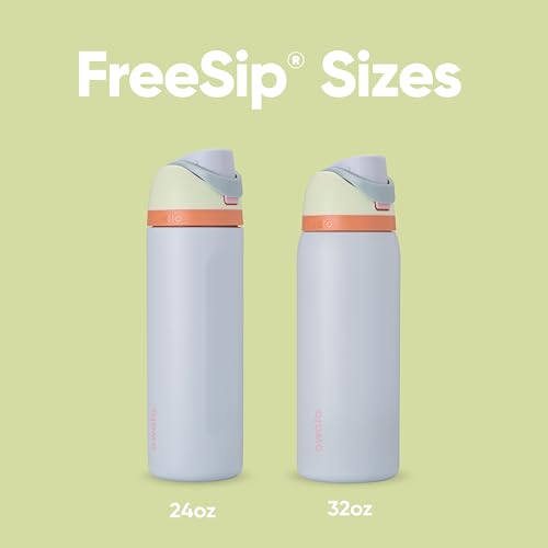 16 oz Stainless Steel Water Bottle with Straw D15218
