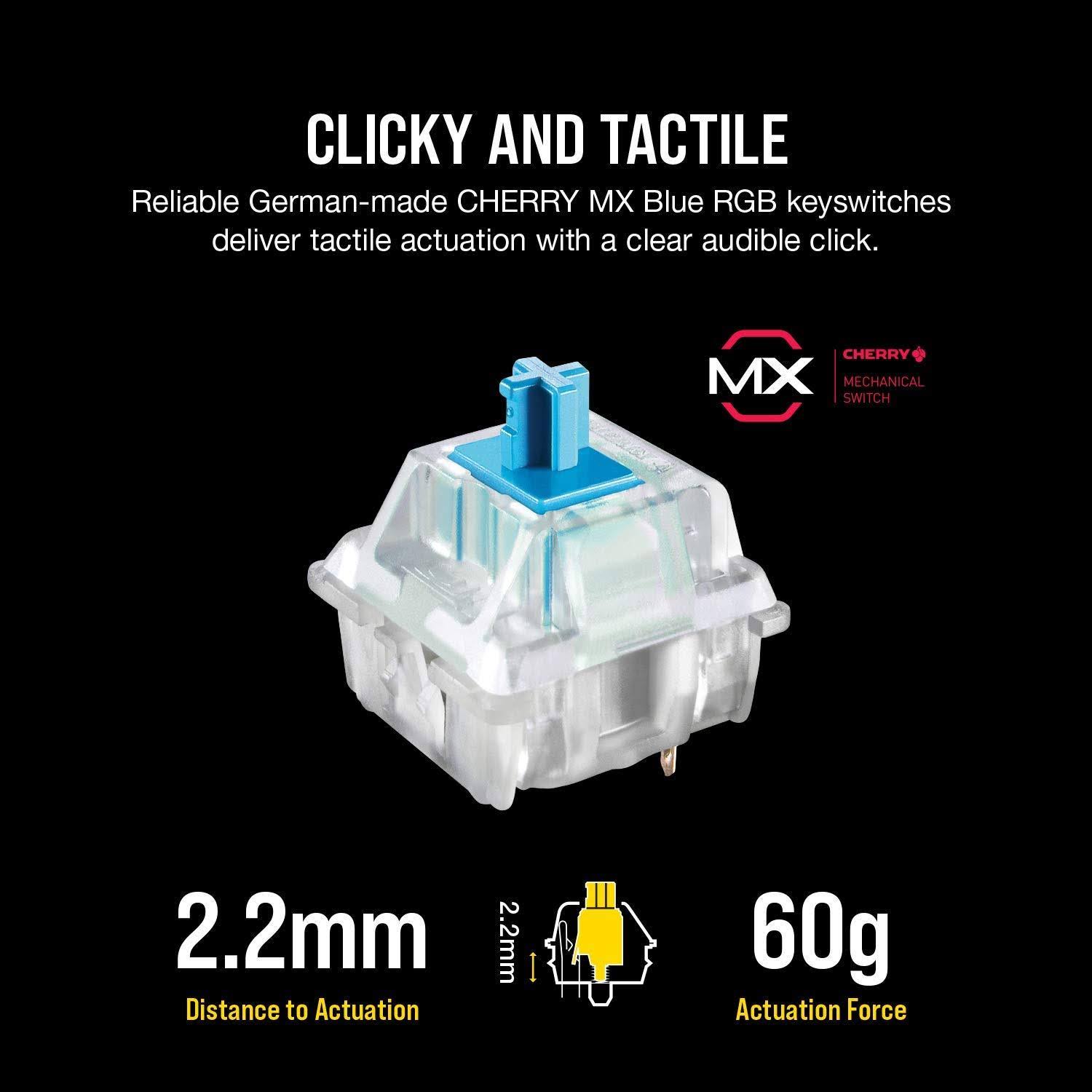 Mechanical Gaming Keyboard Cherry MX Blue B768