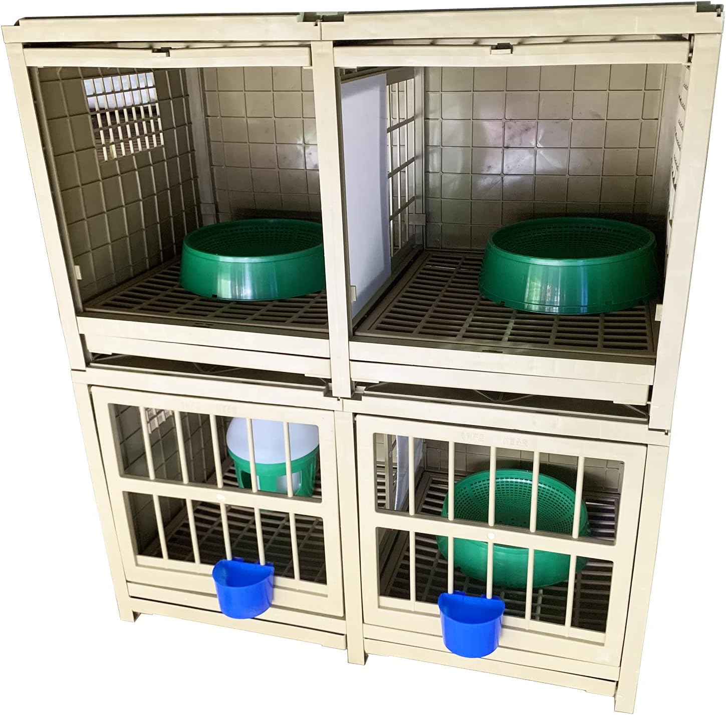 Pigeon Cage Plastic Bird Cage Nest Box Carrier Combination Package 32x18x18 Inch B49648