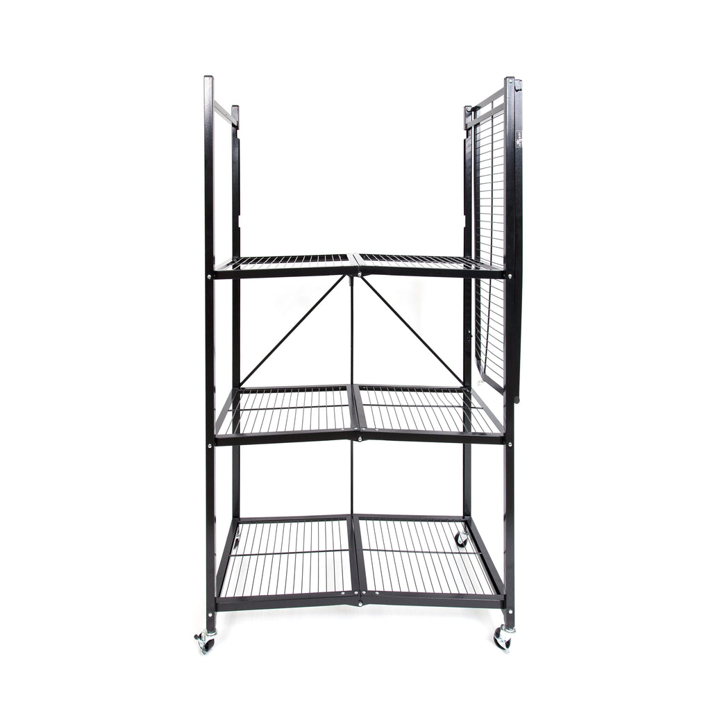 Large 4-Tier Heavy-Duty Rack with Casters Red B405