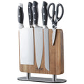 10 in Magnetic Acacia Wood Knife Block Q789