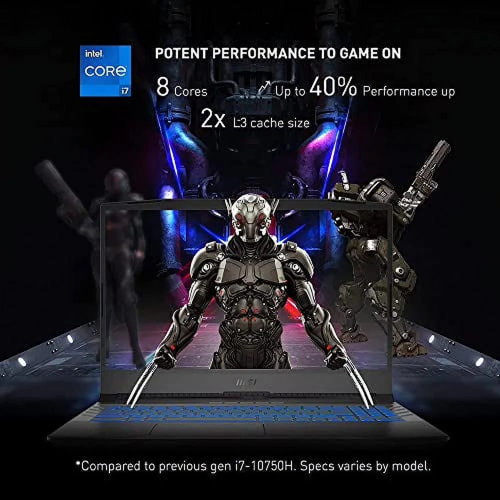15.6" 144Hz FHD Gaming Laptop, Intel Core i7-11800H, 64GB RAM, 2TB PCIe SSD, NVIDIA GeForce RTX 3070, Black Z299