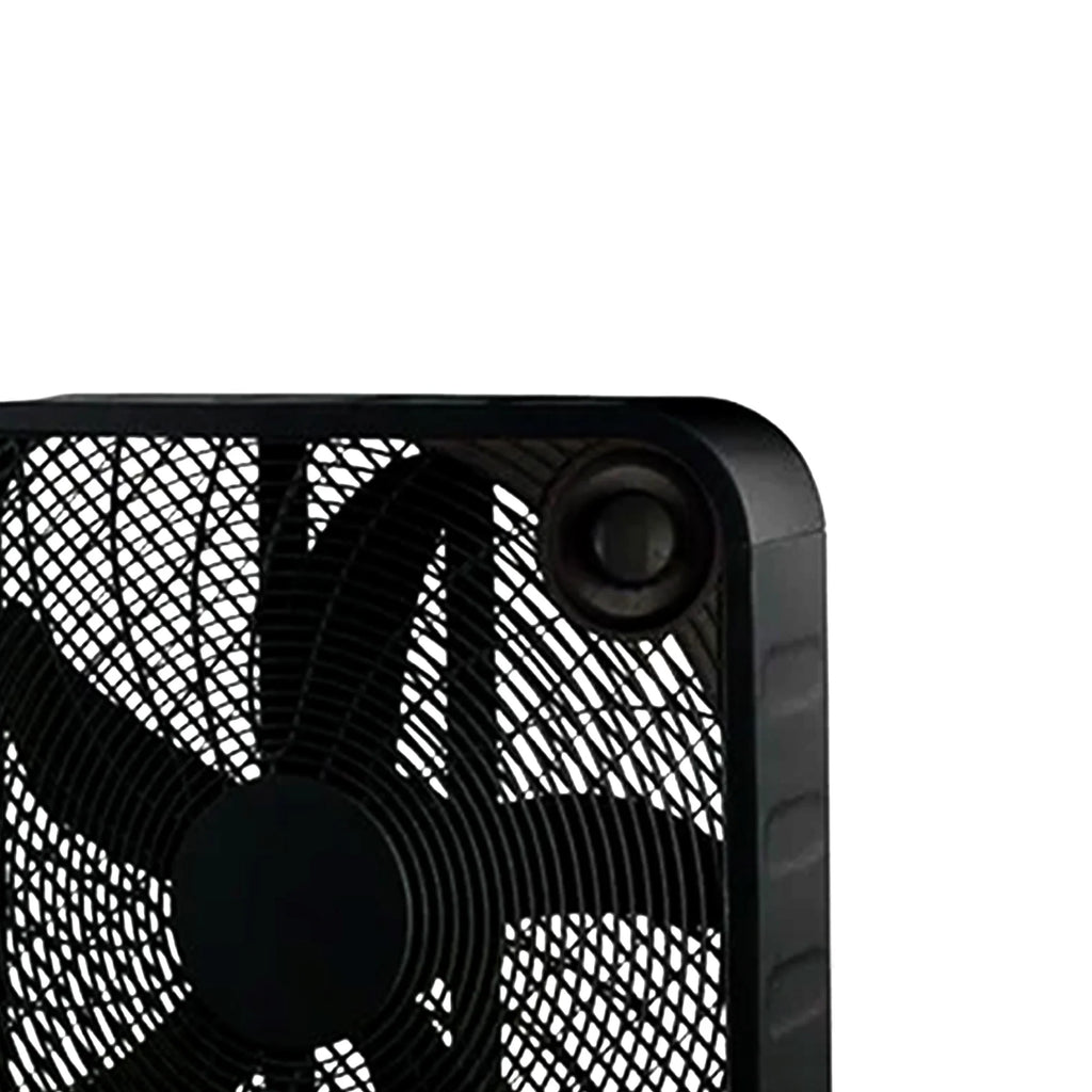 Black 20 Inch Box Fan D8901