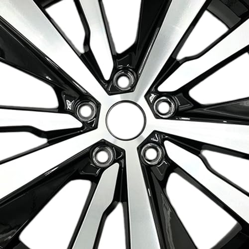 19 inch Machined Black 19x8 inch wheels D7377