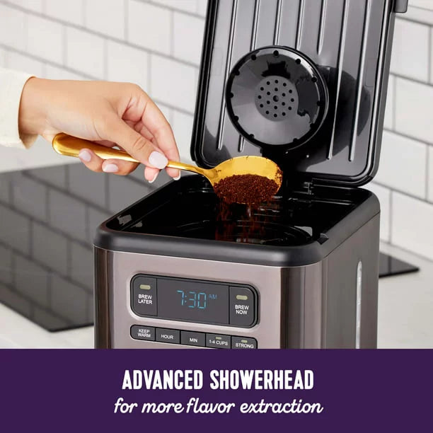 14-Cup Dark Stainless Programmable Coffee Maker J103