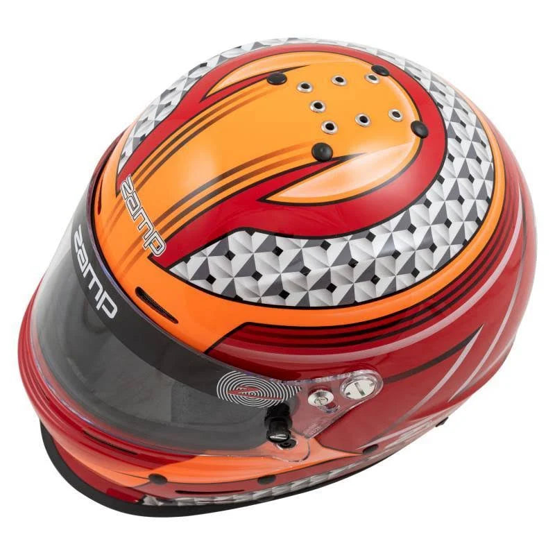 Red Orange Large Graphic Helmet R45192