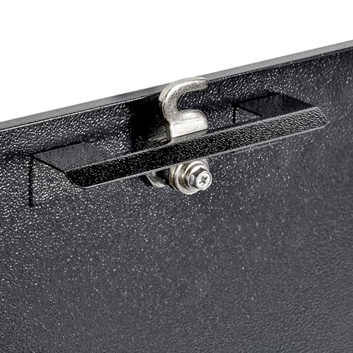 Black Steel Wall Mounted Mailbox K37094