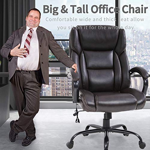 PU Leather Ergonomic High Back Office Chair with Massage Lumbar Support X6789