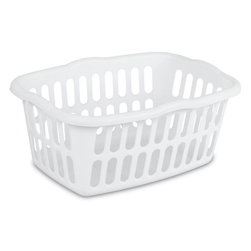 12 Pack Large Rectangular Plastic Laundry Basket Bins C735