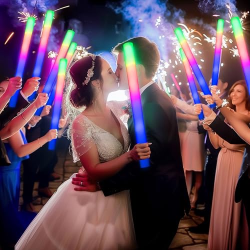 White Light-Up Foam Sticks 68 Pack C45792