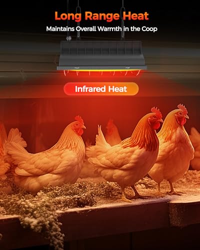 250W Waterproof Infrared Heat Lamp with Adjustable Temp & Height Y7238