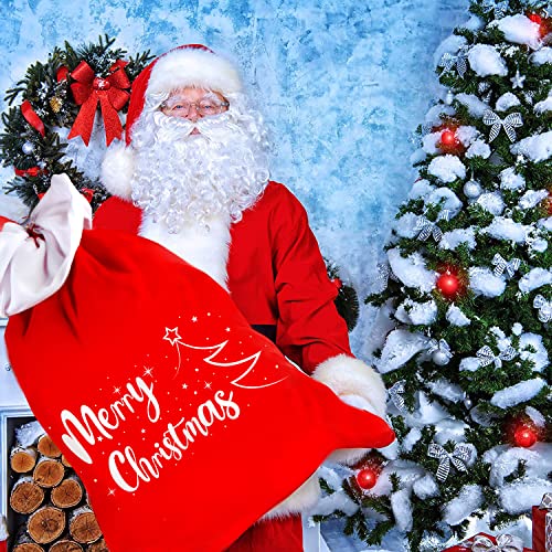 Jumbo Velvet Santa Gift Bags with Drawstring Z74363