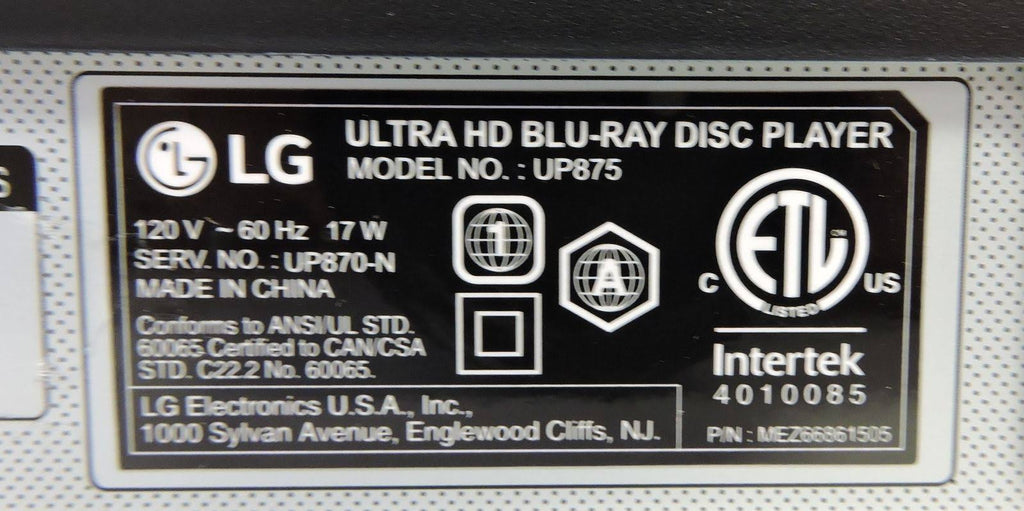 3D Blu-ray Player H120622