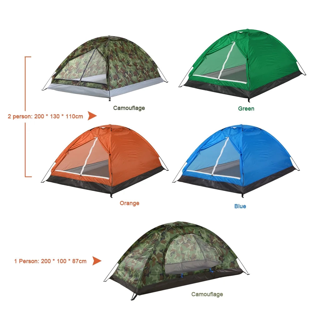2 Person Single Layer Outdoor Camping Tent C767