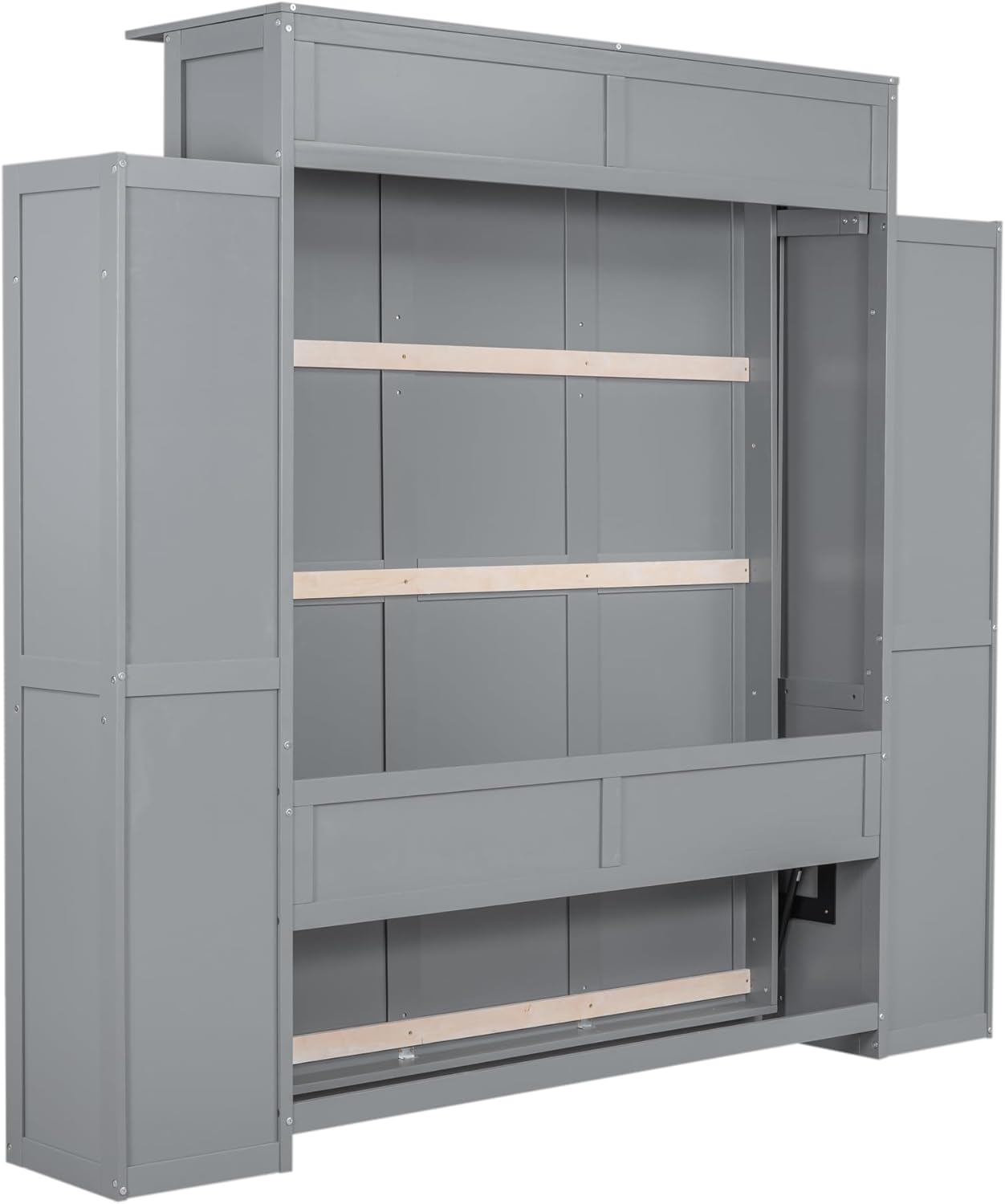 Queen Size Solid Wood Murphy Bed W5948