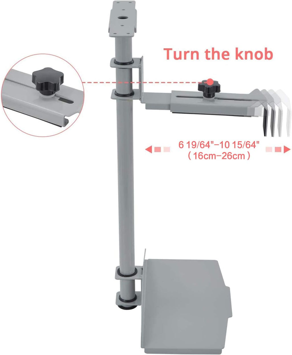 Grey CPU Holder Under Desk Mount, Pack of 2 K827645