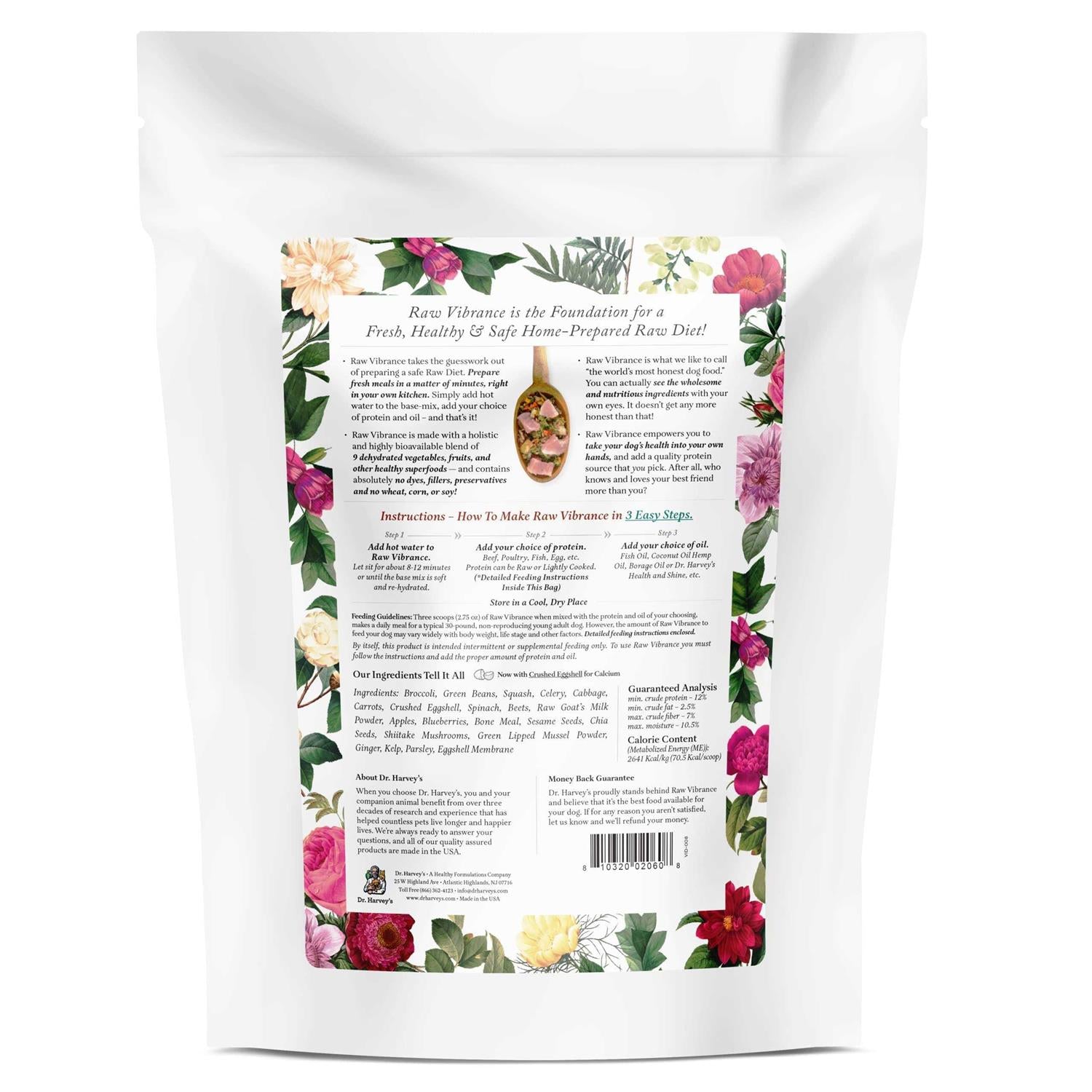 Raw Vibrance Dog Food F179977