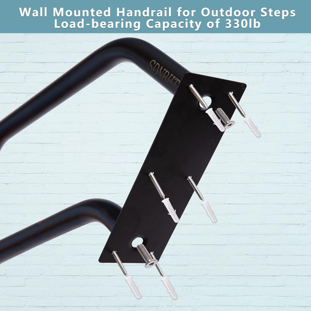 304SS Wall Mounted U Shaped Handrail 1.25" Tube Hand Railing T906663