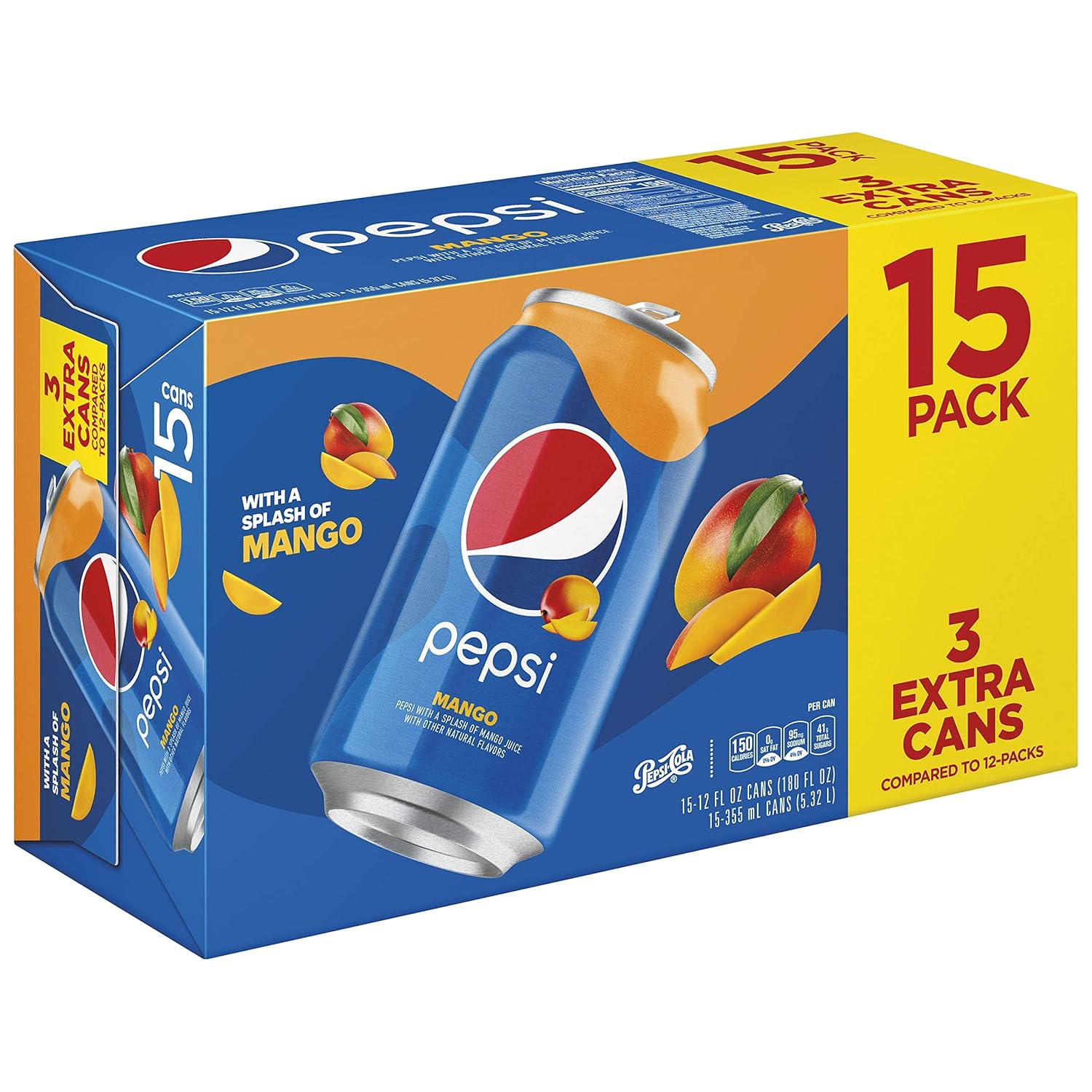Mango 12oz Cans 15 Pack W7350