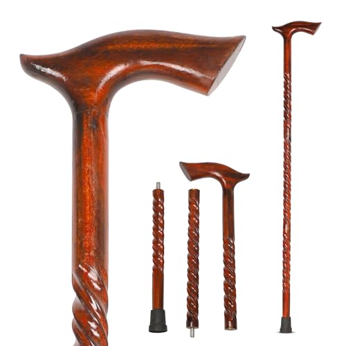 Natural Wood Walking Stick Cane Q97542