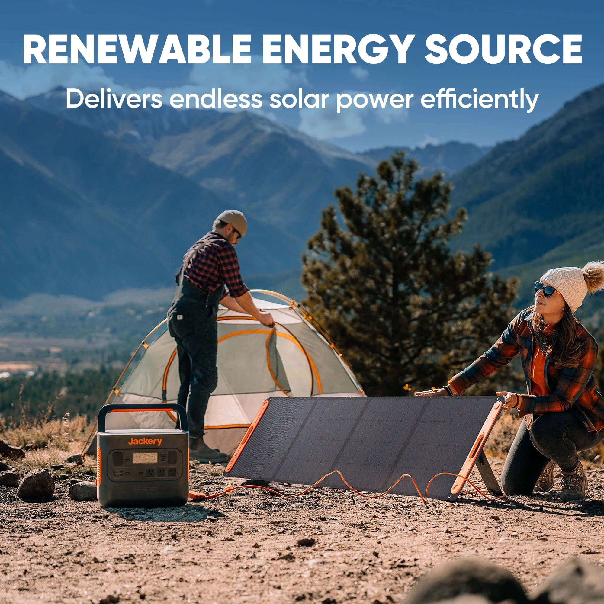 2160Wh Capacity Solar Generator with 200W Solar Panel L579