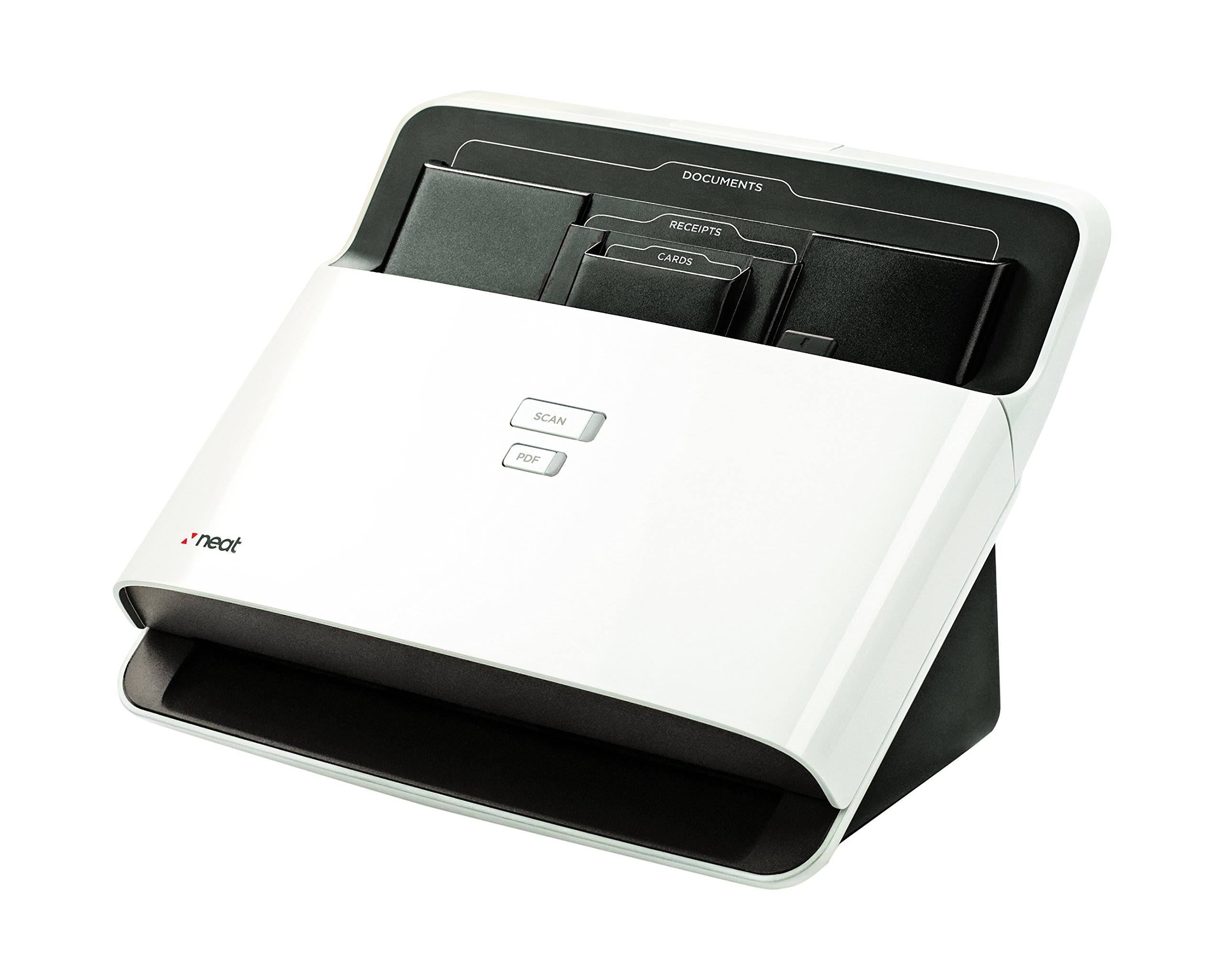 White Desktop Scanner and Digital Filing System H658