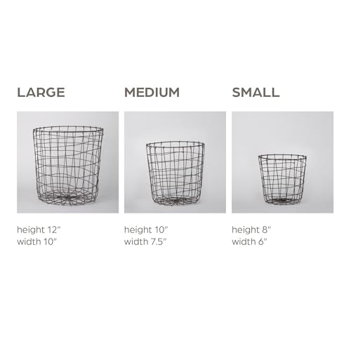 8" x 6" x 8" Metal Wire Basket K349129