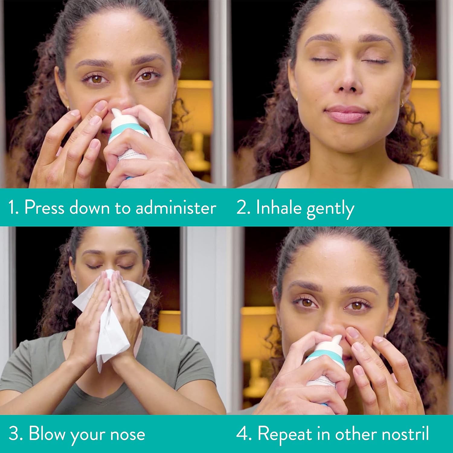 5.0 fl oz x 2 Drug Free Saline Nasal Spray X203