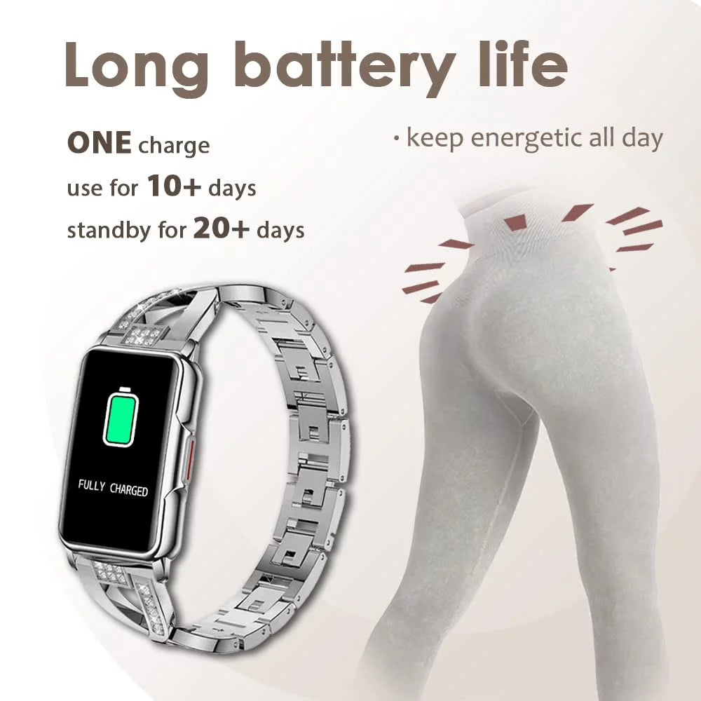 Silver Smart Watch for Women Z708