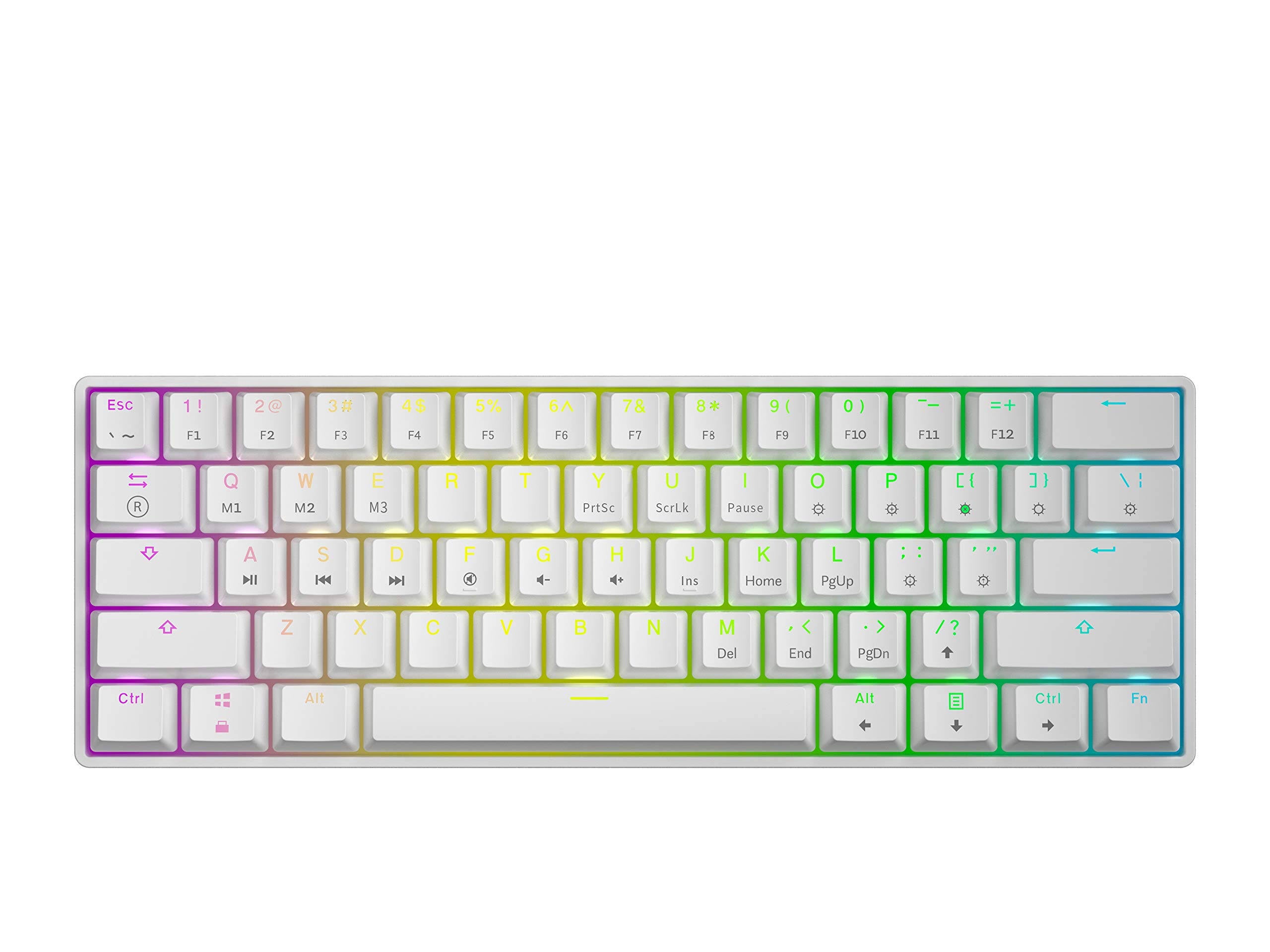61 Keys Wired Mechanical Keyboard F9056