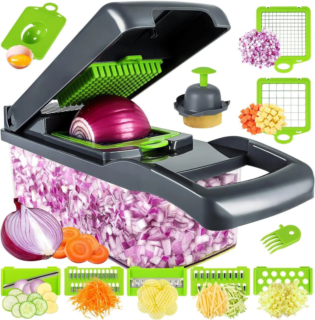 13 in 1 Vegetable Chopper Gray W784