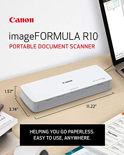 Portable Document Scanner, USB Powered, Duplex Scanning, Document Feeder E66657